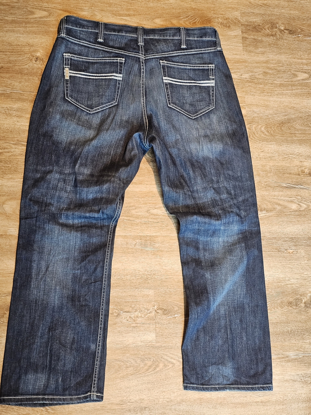 Cinch Carter 2.0 Dark Wash Relaxed Straight Western Jeans Men's 38x30 Cowboy - Picture 2 of 16